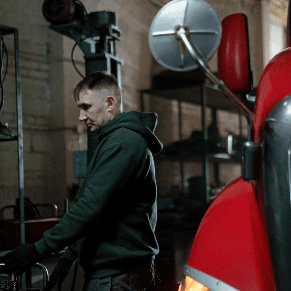 a Truck Pulled over on the Side of Autoroute 15 in Laval with an Mtl Roadside Repair Van Arriving |  247 Truck Repair in Laval | Mobile Diesel Mechanics