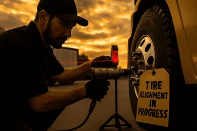 Mobile Mechanic Performing 18 Wheeler Repair in Soral Tracy Roadside |  247 Mobile Truck Repair in Sorel Tracy  18 Wheeler Repair