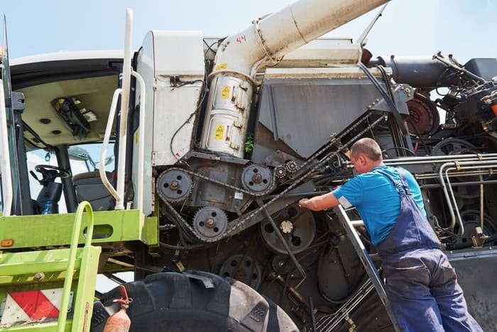 Mechanic Performing Mobile Truck Tire Repair and Replacement As Part of Roadside Truck Repair in Sherbrooke |  247 Truck Repair in Sherbrooke  Emergency Mobile Service